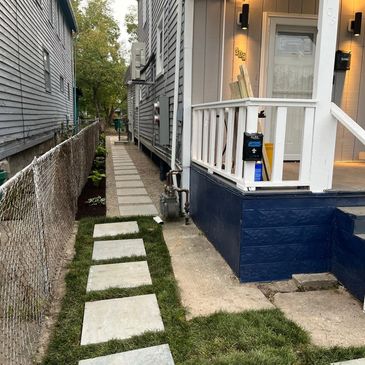 Paver walkway